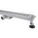 IT02-FT20/800 ITAL Душовий трап 800 мм, комбінований гідрозатвор, Brushed nickel (блістер) {5/1}