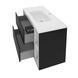 "Айріс" Тумба з ум. Родео 100 (чорна) ліва