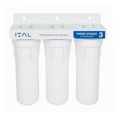 Потрійний фільтр для води ITAL 1/2" (IT-FS3)