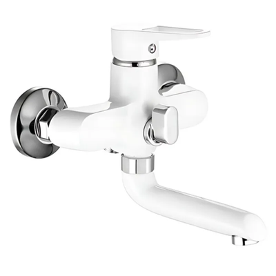Змішувач для ванни MIXXUS ELBA 009 EURO WHITE Білий (MI6586)