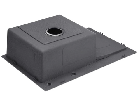 みーな Кухонна мийка MONRO 78*49 PVD Black чаша ліворуч - SANTO