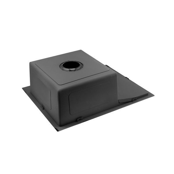 Кухонна мийка Kroner KRP Schwarze - 6350RHM PVD (3/1 мм)
