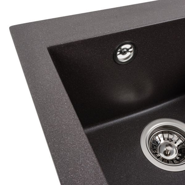 Гранітна мийка для кухні Platinum 4150 SOKIL матовий Гренадін