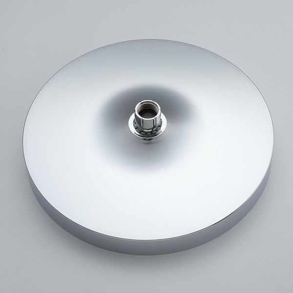 F015-25 лійка стельова кругла 250mm хром-білий (коробка) {20/1}