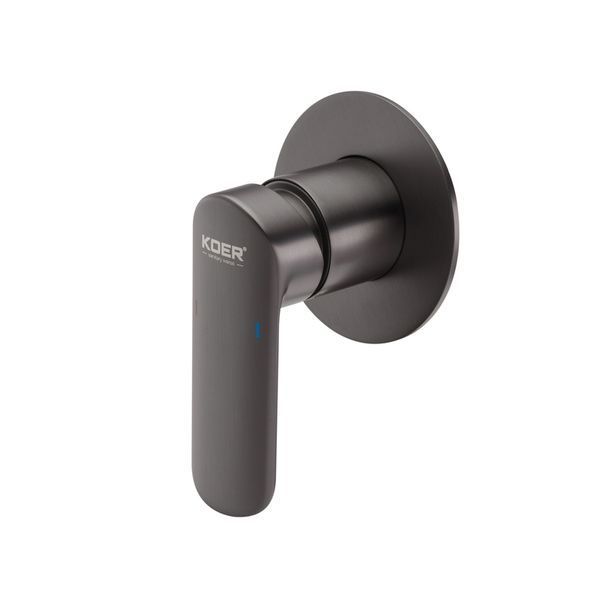 Смеситель для умывальника Koer KB-16028-07 встраиваемый Графит (KR5300)