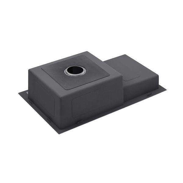 Кухонна мийка Kroner KRP Schwarze - 7848RHM PVD (3/1 мм)