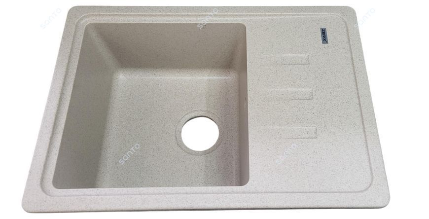 Гранітна мийка ZERIX ZS-6243S-07 Marble/Terra