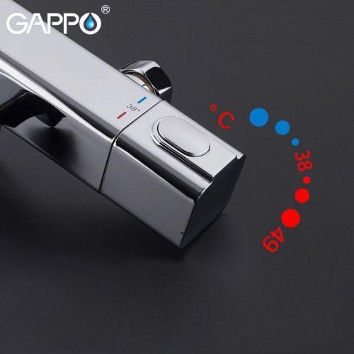 Змішувач для ванни GAPPO G3291 термостат, хром