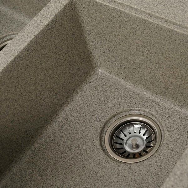Гранітна мийка для кухні Platinum 7850 HARMONY матова Сіра