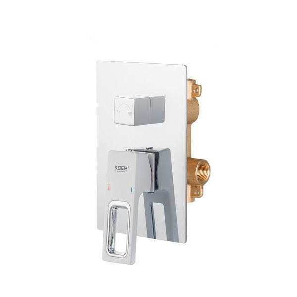 Душова система вбудована KOER KB-66009-04 Хром+білий (KR5990)