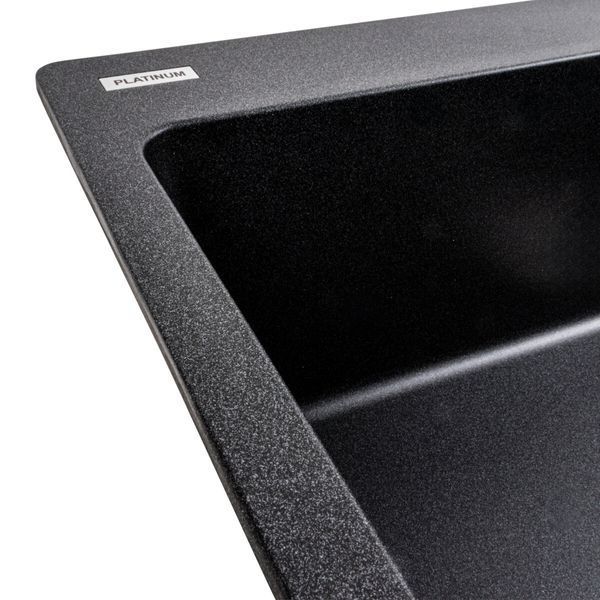 Гранітна мийка для кухні Platinum 7850 Bogema матовий Карбон