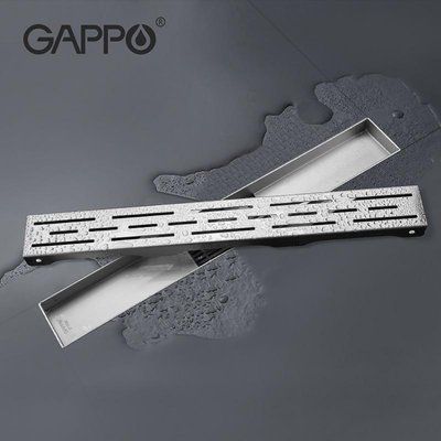 Душовий трап GAPPO G89007-1, 70х900мм, нержавіюча сталь, сатин