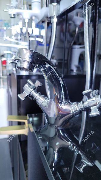 Змішувач для умивальника Frap F1024, хром