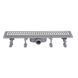 IT13-FT01/400 ITAL Душовий трап 400*70*67 мм ABS пластик, сірий (блістер) {5/1}
