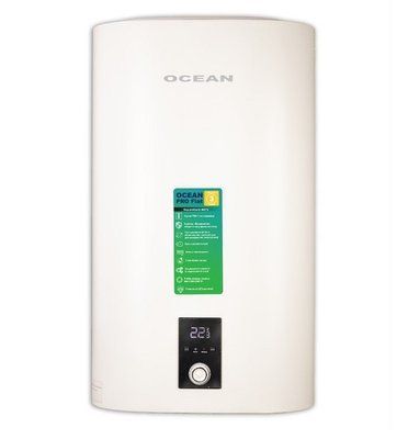 Бойлер OCEAN FLAT RZB100M, ET+DT (сухой тен) Digital 100л