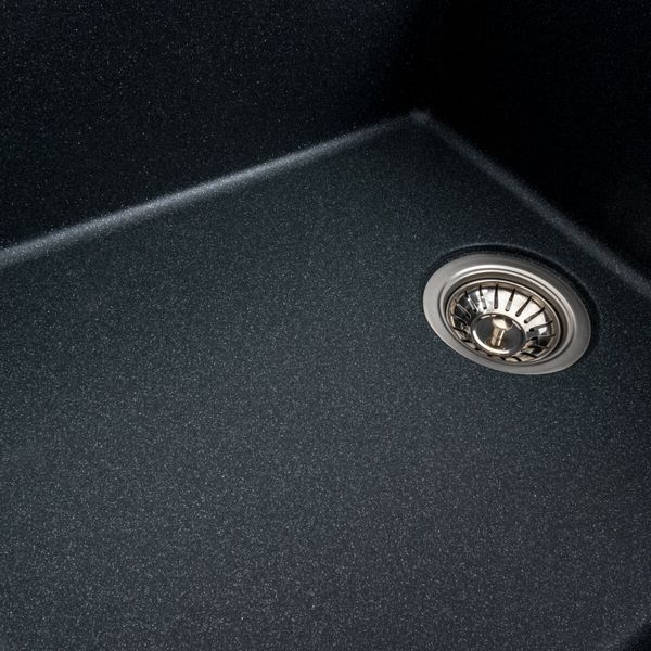 Гранітна мийка для кухні Platinum 7850 ROMA матова (антрацит)