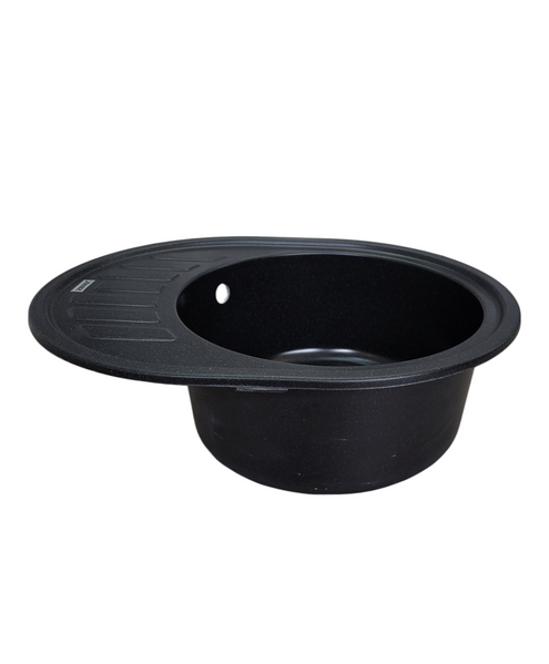 Гранітна мийка ZERIX ZS-6250R-03 Black