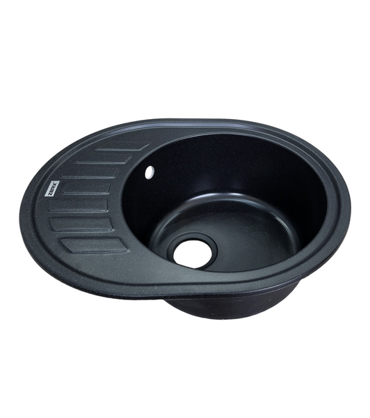 Гранітна мийка ZERIX ZS-6250R-03 Black