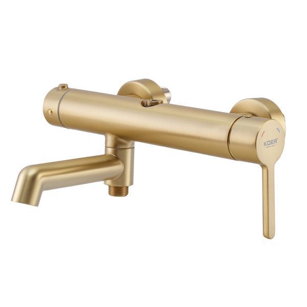 Душевая система со смесителем KOER KB-56029-12 Матовое золото (KR5503)