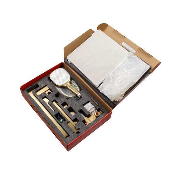 Душова система вбудована KOER KB-66009-12 Матове золото (KR5992)