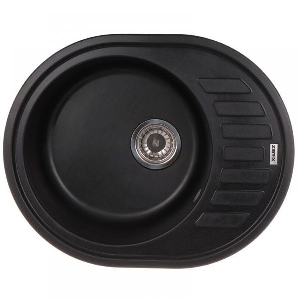 Гранітна мийка ZERIX ZS-6250R-03 Black