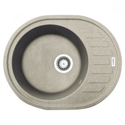 Гранітна мийка ZERIX ZS-6250R-07 Marble/Terra