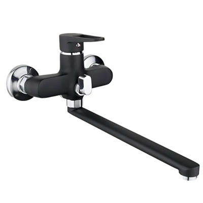 Змішувач для ванни MIXXUS ELBA 006 EURO BLACK Чорний (MI6582)
