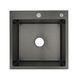 Кухонна мийка GAPPO GS5050-6 500x500 мм, нержавіюча сталь, поверхня PVD