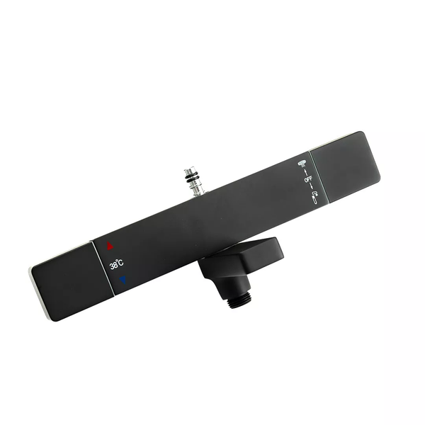 Душова система з термостатом Чорна GAPPO G2491-56