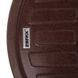 Гранітна мийка ZERIX ZS-6250R-12 Brown