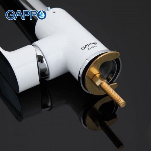 Змішувач для кухні GAPPO G4048 білий/хром