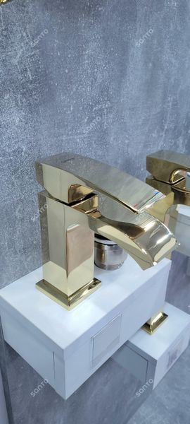 Змішувач для умивальника GAPPO G1007-3, золото