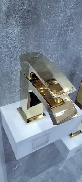 Змішувач для умивальника GAPPO G1007-3, золото