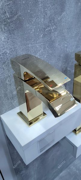 Змішувач для умивальника GAPPO G1007-3, золото