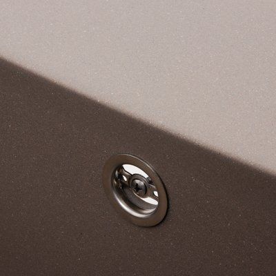 Гранітна мийка для кухні Platinum 7850 CUBE матова Дюна