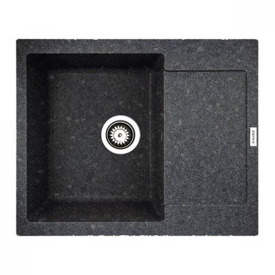 Гранітна мийка ZERIX ZS-6250S-13 Graphite