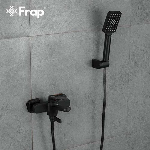 Змішувач для ванни Frap F3262, чорний