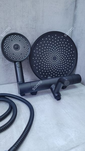 Душова система з термостатом GAPPO G24790-6, вилив - перемикач на лійку 3 режими