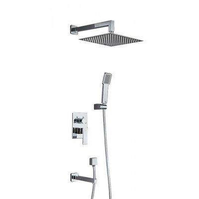 Вбудована душова система GAPPO G7102, хром