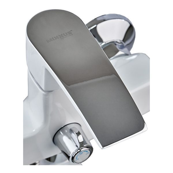 Змішувач для ванни MIXXUS MAGNUM 006 EURO WHITE-CHROME Білий/хром (MI6202)