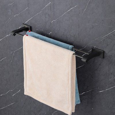 Рушникотримач подвійний G0709-9 графіт (Gungrey)