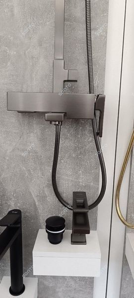 Змішувач для умивальника GAPPO G1017-9-GUNGREY
