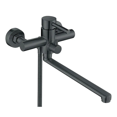 Смеситель для ванны MIXXUS SUS-006 EURO GRAPHITE из нержавеющей стали Графит (MI5908)