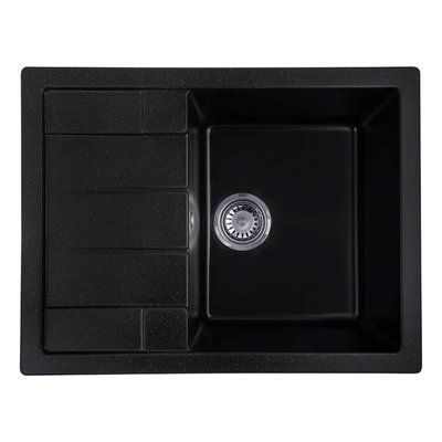 Гранітна мийка ZERIX ZS-6550S-03 Black