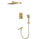 Душова система MIXXUS PREMIUM DALI 009 INNER BRUSHED GOLD вбудована Матове золото (MI6767)