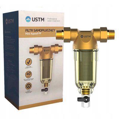 Промивний фільтр тонкого очищення USTM MiniAqwell FF 3/4"-1''