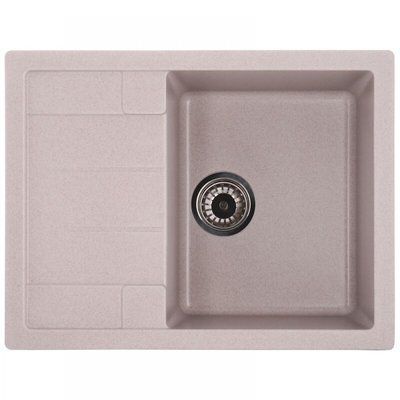 Гранітна мийка ZERIX ZS-6550S-06 Beige/Avena
