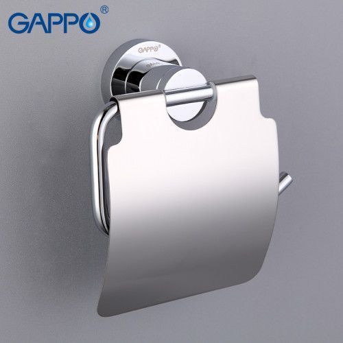 Тримач для туалетного паперу з кришкою GAPPO G1803