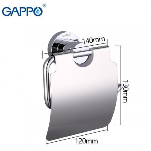Тримач для туалетного паперу з кришкою GAPPO G1803
