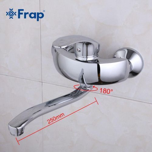 Змішувач для кухні настінний Frap F4621, хром